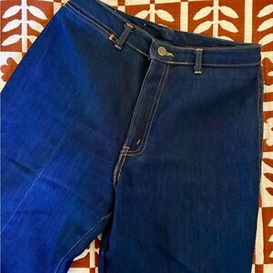 Vintage contrast stitch denim